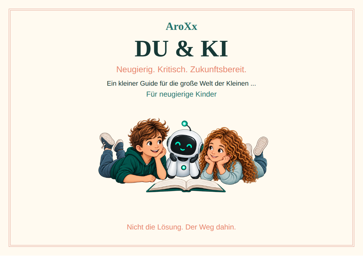 Buchcover AroXx – Du & KI